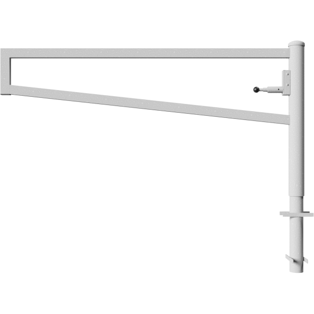 Swiveling gates | for casting in concrete, hot-dip galvanized | total width: 2000 mm | for padlock